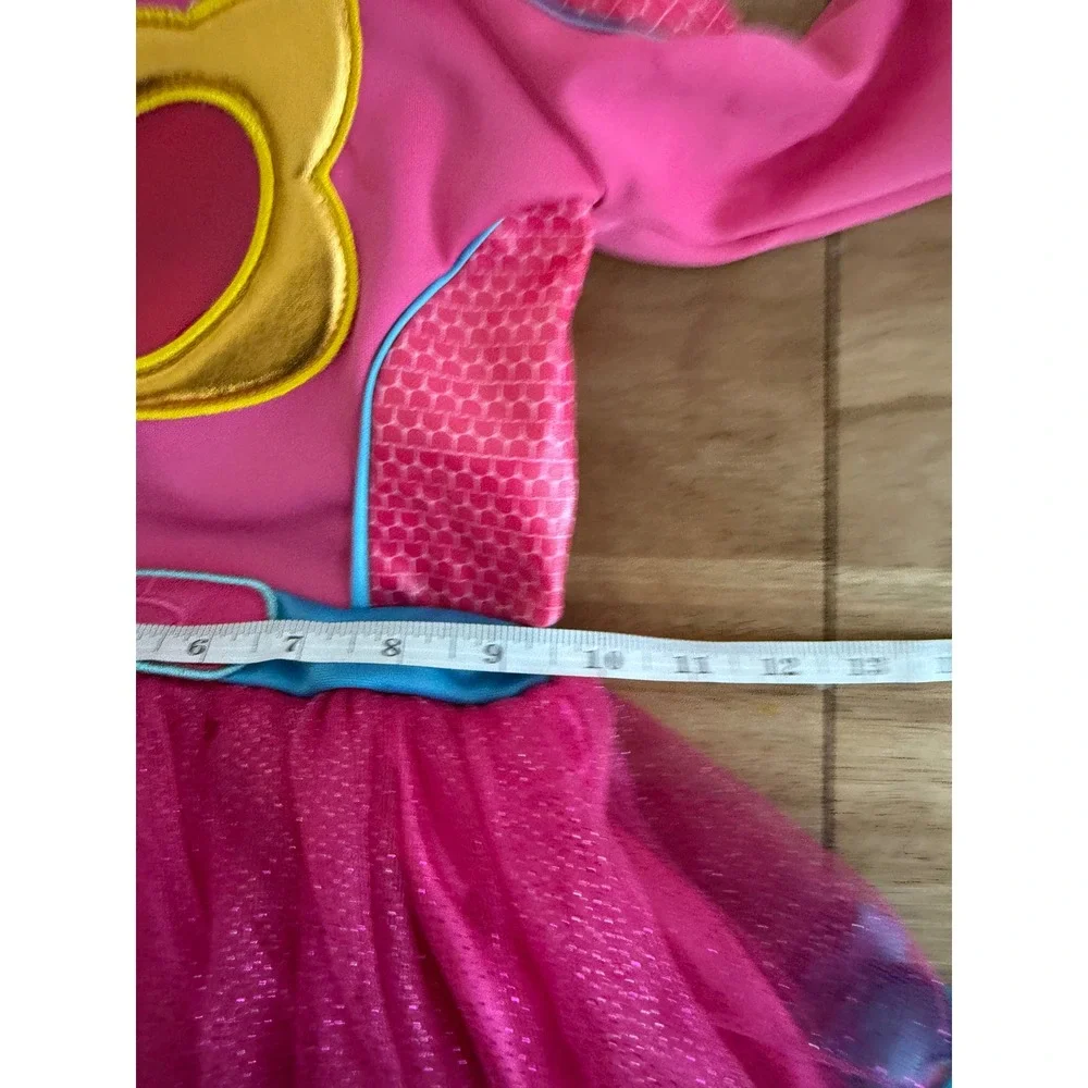 Disney SuperKitties Ginny Costume Dress Hooded Tutu Pink Orange 2T 3013